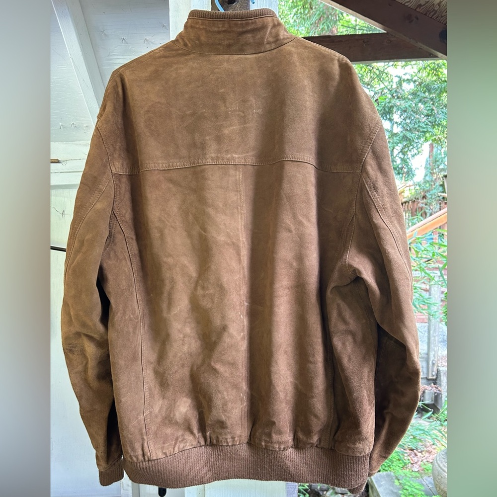 Brown Suede Jacket M - image 2